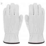(1pr) XL Heavy Duty Cowhide Leather Work Gloves