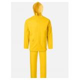 NEW Sz 2XL 3 Pc Hi Vis Waterproof Reflective