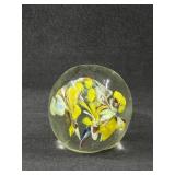 Hand Blown Glass Paperweight