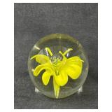 Hand Blown Glass Paperweight