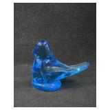 Glass Blue Bird Of Happiness