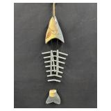 18" Fish Skeleton Wind Chime