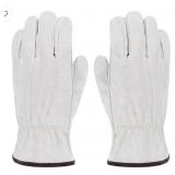 (1pr) XL Heavy Duty Cowhide Leather Work Gloves