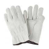 (1pr) Sz LG Heavy Duty Leather Work Gloves