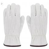 (1pr) XL Heavy Duty Cowhide Leather Work Gloves