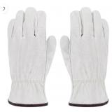 (1pr) XL Heavy Duty Cowhide Leather Work Gloves