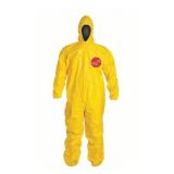 (1suit) DuPont Tychem 2000 Coveralls Sz 4X