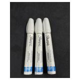 (3) Sharpie Water Based Paint White