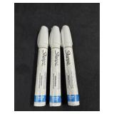 (3) Sharpie Water Based Paint White