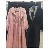 VTG Sz 10 Quilted Housecoat & Bathrobe