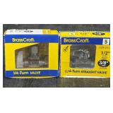 (2) BRASSCRAFT No.5  G2R12 C1 1/2" INLET / 3/8"