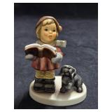 Hummel Goebel "Wintertime Duet" w/Last Bee Stamp