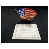 Goebel Hummel "American Flag Base"