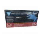 (1) Box Westchester High Risk Latex Gloves Sz MD