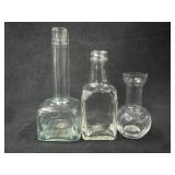 (3) Vintage Glass Bottles