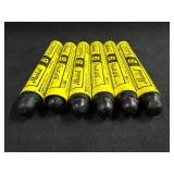 (6) Markal Black Paint Stick Marker