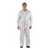 (1) Case of 25 Sz LG Ansell Edge 67200 Coveralls
