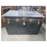 Vtg Steamer Trunk 39"ï¿½22.5"ï¿½25"