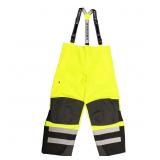 NEW Sz LG Radwear Hi Vis Waterproof Bib Rain Pants