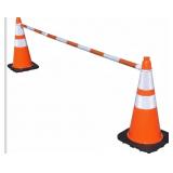 (1) Adjustable Traffic Cone Bar 6ft-10ft