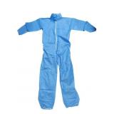 (1) Case Daniel Blue Poly Coveralls Sz XL