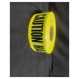 1" CAUTION HAZARDOUS MATERIAL"