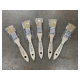 (5) 1" Chip Paint Brushes
