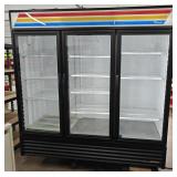 TRUE 3 Swing Door Commercial Refrigerator WORKS!
