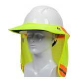 (1) FR Treated Hi-Vis Hard Hat Neck Sun Shade