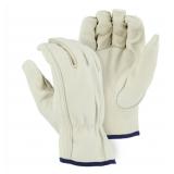 (1pr) XL Heavy Duty Cowhide Drivers Gloves