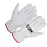 (1pr) Sz SM Unlined Leather Driver Gloves