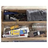 Wooden Storage Box with Items Included!