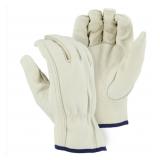 (1pr) XL Heavy Duty Cowhide Drivers Gloves