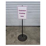 50" Customer Parking Only Sign