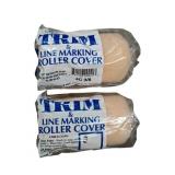 (2) Trim Roller Covers 3/8" Medium Nap