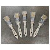 (5) 1" Chip Paint Brushes