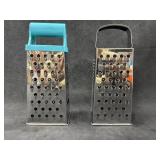 (2) Stainless Steel Graters