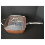 New 9.5"  Copper Chef Nonstick Deep Square F