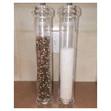 Very Tall Acrylic Salt & Pepper Mils
