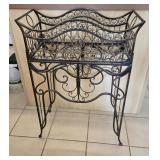 Victorian-style Plant Stand features Intricate,