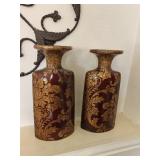 (2) 11" Pedestal Candle Holders