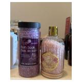 (2) Bath Soak, Bath Salt Lavender Scent