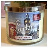 Bath & Body, Tea & Lemon Scented Candle 14.5oz