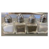 (2) Sets Mini Salt & Pepper Shakers