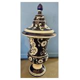 14"  Ceramic Ginger Jar