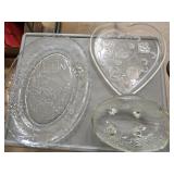 1950s Jeannette Glass Footed Bowl in the