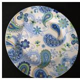 (4) Royal Norfolk Dinner Plates featuring a Blue
