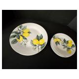 (4) Royal Norfolk Stoneware Dinner Plates & (4)