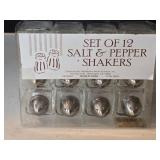 NIP Set of (12) Salt & Pepper Shakers