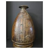 21" Tall Copper Tin Container